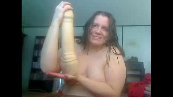 Nowa Big Dildo in Her Pussy... Buy this product from us cienka rurka