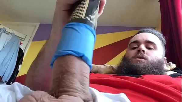 Ống Wanking With A Home Made Fleshlight (DIY tốt mới