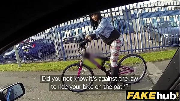 नई Fake Cop Hot cyclist with big tits and sweet ass ठीक ट्यूब