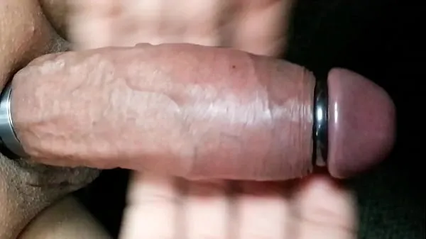 New Ring make my cock excited and huge to the max fine Tube