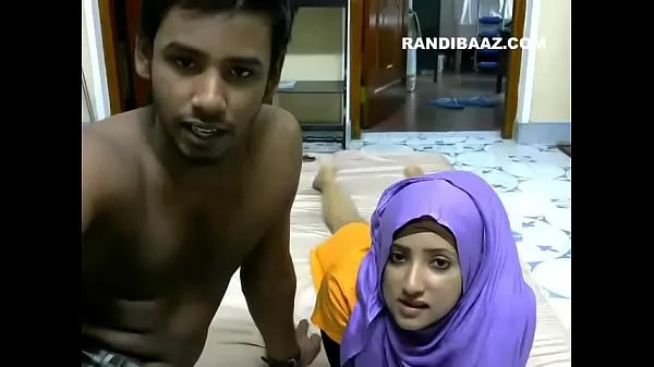 Νέος muslim indian couple Riyazeth n Rizna private Show 3 λεπτός σωλήνας