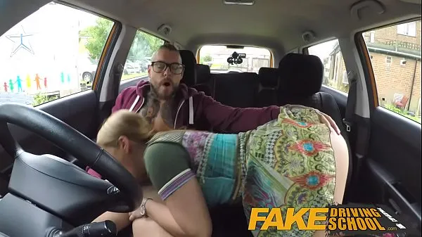 Nieuwe Fake Driving School Learners post lesson horny orgasm fuck session fijne Tube