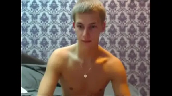 Yeni sexy blond boy stroke on cam ince tüp
