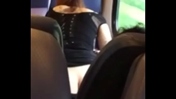 New Couple having sex in Dutch train fine Tube