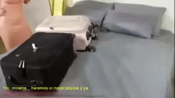 Νέος Sharing the bed with stepmother (Spanish sub λεπτός σωλήνας