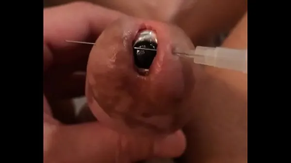 نیا Souding dick urethra with vibrator عمدہ ٹیوب