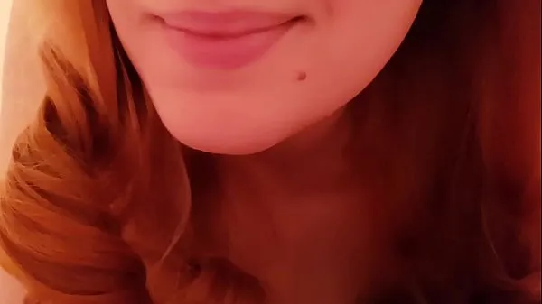 New SWEET REDHEAD ASMR GIRLFRIEND RELAXES YOU IN BED fine Tube