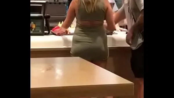 New FLAGRA - Woman fucking in line at Mc Donalds fine Tube