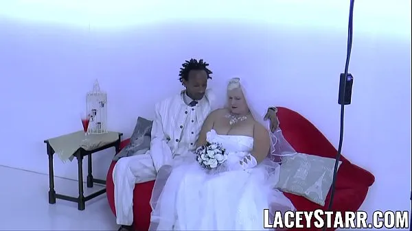 Ny LACEYSTARR - Granny bride fed with cum after BBC pounding fint rør
