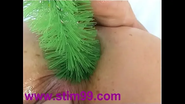 Ống Toilet Brush Pussy & Cleaner Brush Anal Extreme Masturbation tốt mới