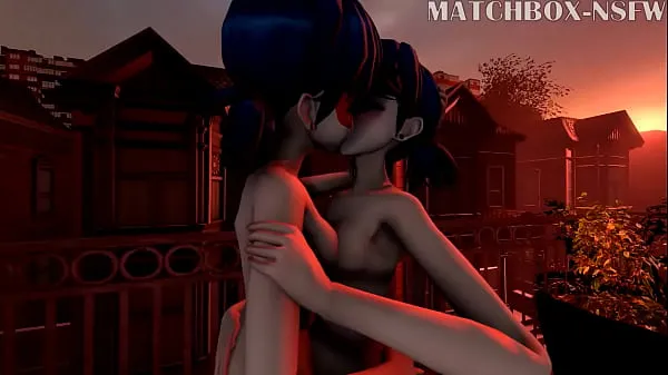 Nytt Miraculous ladybug lesbian kiss fint rör