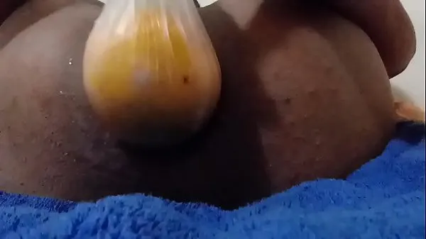 Nuovo Big orange anal tubo fine