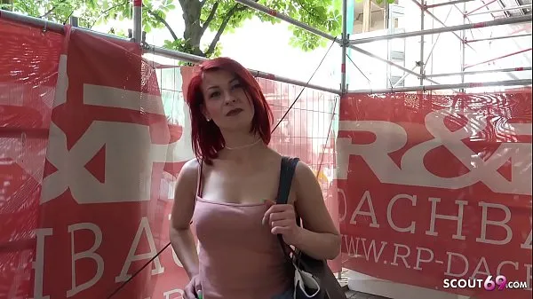 新型GERMAN SCOUT - Redhead Teen Jenny Fuck at Casting细管