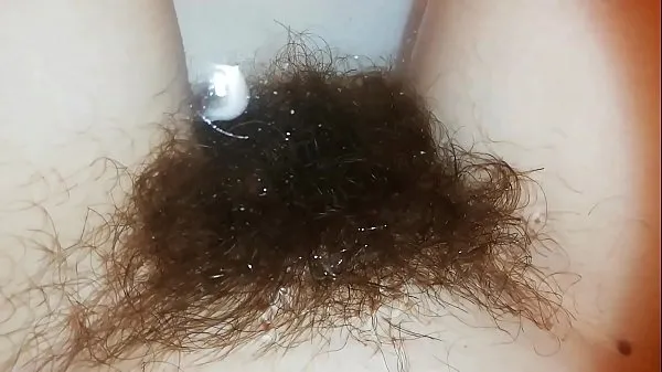 Ny Super hairy bush fetish video hairy pussy underwater in close up fint rør