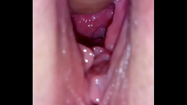 New Close-up inside cunt hole and ejaculation fine Tube