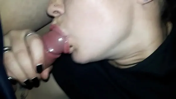 New Between moans and sucking him he asks me to put it on him now fine Tube