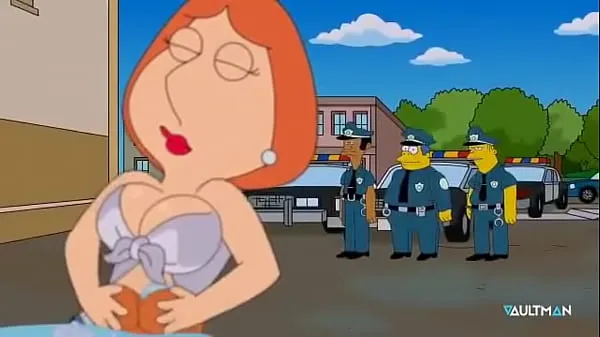 Νέος Sexy Carwash Scene - Lois Griffin / Marge Simpsons λεπτός σωλήνας