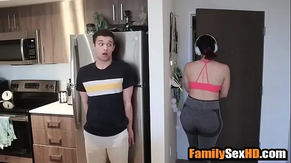 New Pranking & fucking my fat ass step sister during quarrantine fine Tube