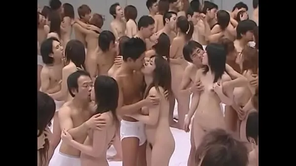 Nuevo tubo fino sexo en grupo de 500 japoneses