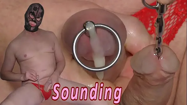 Νέος Urethral Sounding & Cumshot λεπτός σωλήνας