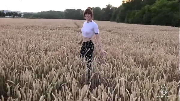 New Fucked for the first time in the cornfield...hihihi fine Tube