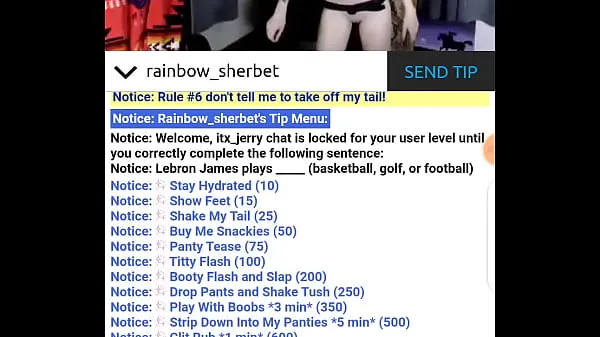 أنبوب جديد Rainbow sherbet Chaturbate Strip Show 28/01/2021 غرامة