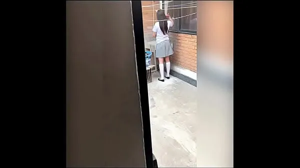 أنبوب جديد I Fucked my Cute Neighbor College Girl After Washing Clothes ! Real Homemade Video! Amateur Sex غرامة