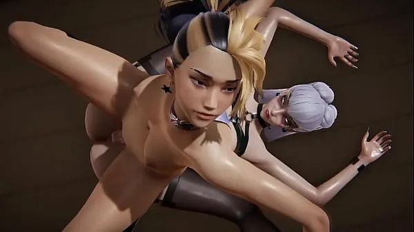 New League of Legends Futa - Akali gets creampied by Evelynn fine Tube