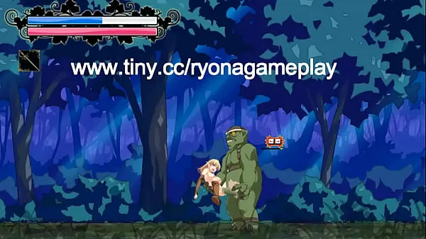 Nova Elf girl having sex with orcs men in Elves of fornica forest action hentai game fina cev