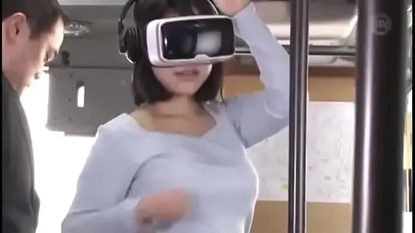 Nytt Cute Asian Gets Fucked On The Bus Wearing VR Glasses 3 (har-064 fint rör