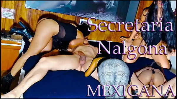 نیا HOT SECRETARY OF WORK WITH BIG ASS SHAVED FITNESS AND MEXICAN عمدہ ٹیوب