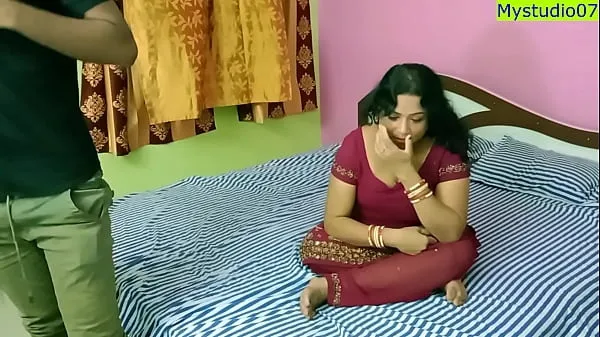 Ny Indian Hot xxx bhabhi having sex with small penis boy! She is not happy fint rør