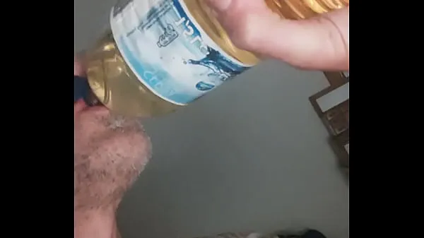 New Chugging 1,5 litres of male piss, swallowing all until last drop part two fine Tube