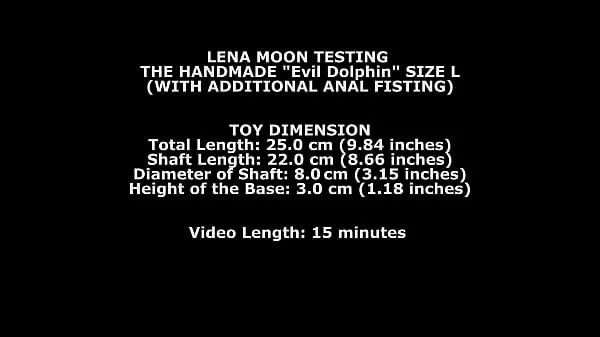 Yeni Lena Moon Testing The Handmade Dolphin Size L (With Additional Anal Fisting) TWT089 ince tüp
