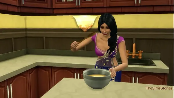 새로운 Sims 4, Lesbian milf stepmother caught stepdaughter masturbating 파인 튜브