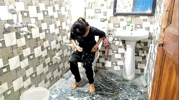 Nytt Step brother and step sister fucking in the toilet fint rör