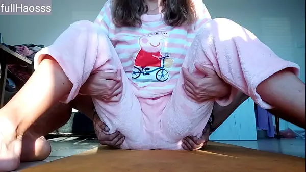 Nova my skinny stepsister like if i teasing small tits in pajamas and wet pussy( anal and cum in ass fina cev
