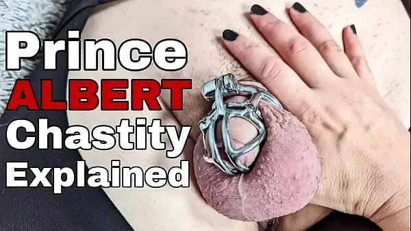 Νέος Permanent Chastity Cage Explained Steel Device Prince Albert PA Piercing Taking off Demo Putting On Rigid Femdom FLR λεπτός σωλήνας