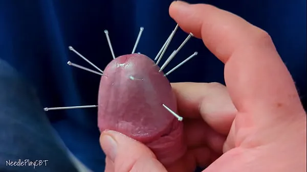 Új Ruined Orgasm with Cock Skewering - Extreme CBT, Acupuncture Through Glans, Edging & Cock Tease finomcső