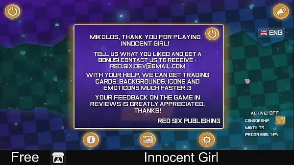 New Innocent Girl p2(Paid steam game) Sexual Content,Nudity,Casual,Puzzle,2D fine Tube