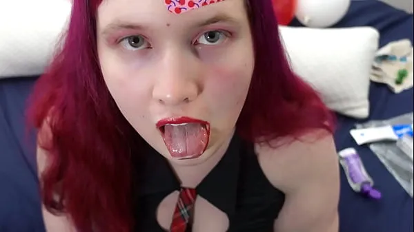 نیا BBW Trans Birthday Girl Pinky Anal Play and Cumshot POV عمدہ ٹیوب