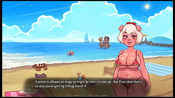 Baru My Pig Princess [ Hentai Game PornPlay ] Ep.28 princess exposing her cute anus to the public crowd to win the bikini contest halus Tube