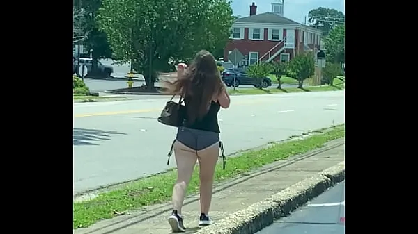 Nuovo Fat plump ass in booty shorts tubo fine