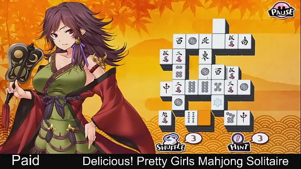 Uusi Delicious! Pretty Girls Mahjong Solitaire Shingen hieno tuubi