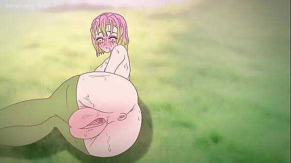 Nova Mitsuri seduces with her huge pussy ! Porn demon slayer Hentai ( cartoon 2d ) anime fina cev