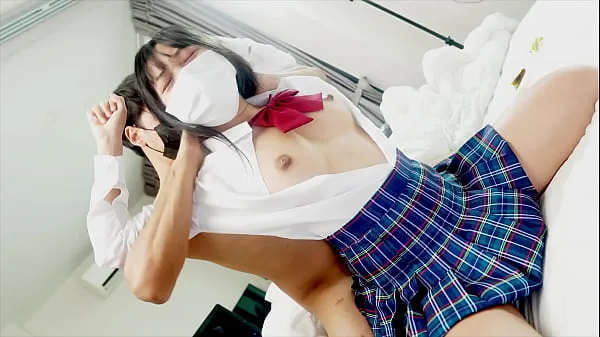 Νέος Japanese Student Girl Hardcore Uncensored Fuck λεπτός σωλήνας