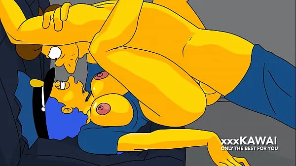 Nieuwe Police Marge tries to Arrest Snake but he Fucks Her (The Simpsons fijne Tube