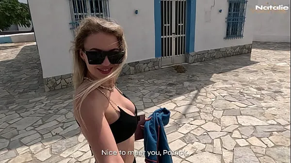 Ny Dude's Cheating on his Future Wife 3 Days Before Wedding with Random Blonde in Greece fint rør