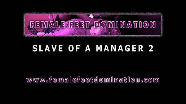 Új Dominant and lesbian manager foot smelling and foot domination - Trailer finomcső