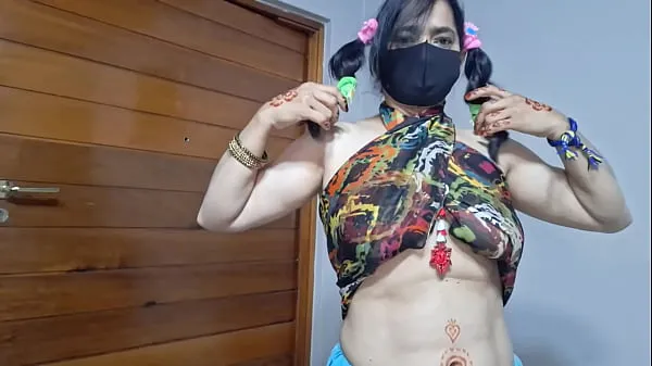 Baru Desi girl nasreenpakistani play with her titts halus Tube